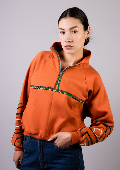 ANDEAN HALF ZIP T-SHIRT